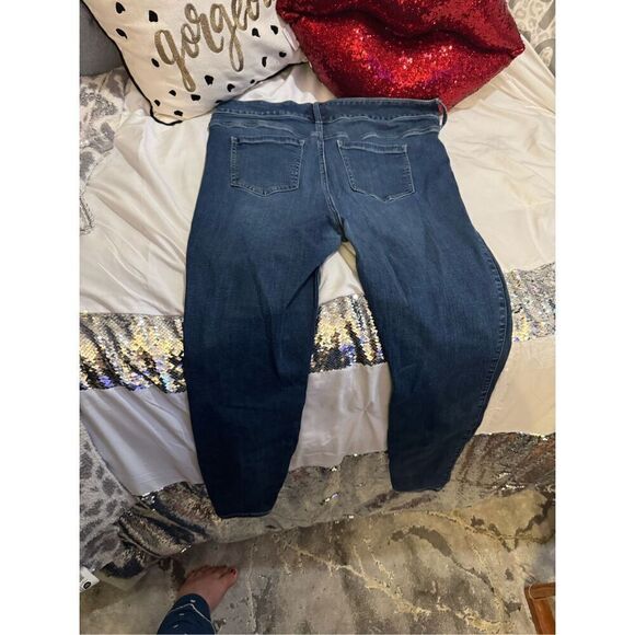 Torrid lot of 2x super soft blue jean/denim jegging legging light & dark blue - Picture 5 of 10